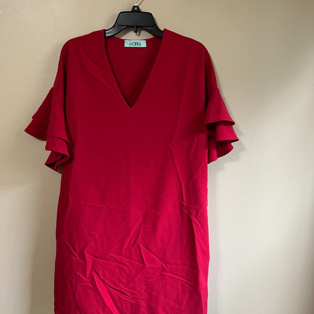 Karlie large red dress